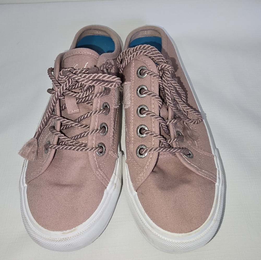 Blowfish Canvas mules Sneakers Casual Lace-Up Sz 8.5 - Picture 3 of 11